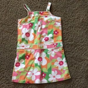 Vintage Gymboree Spring Fun floral print dress Sz 8